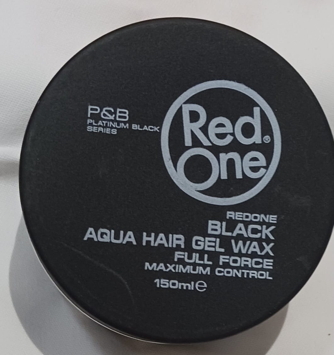 RedOne Platinum Black Series Aqua Hair Gel wax Maximal Control