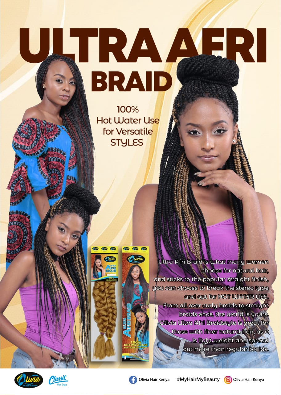 ULTRA AFR I BRAID 100% Hot Water Use for Versatile STYLES